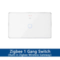 Yagusmart Zigbee Smart Switch Built-in Zigbee Wireless Gateway Touch Wall Light Switch 4x2 Work with Tuya APP Alexa Google Home