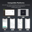 Zemismart 4 Gang Zigbee Wireless Smart Scene Switch With One Click On Off Push Button Switch Work with Tuya APP