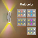 1~6pcs LED Motion Sensor Light USB Rechargeable Bedside Lamp Night Light Adjustable Brightness for Living Room Hallway Stairs