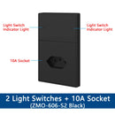 Zemismart Zigbee Brazilian Socket 10A/20A Plug with Light Switch Work with Tuya smart Life Homekit APP via M1/M6 Hub