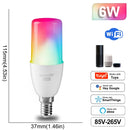 Tuya Rgb Bulb Smart Gu10 C37 A60 T37 E14 E27 B22 Light Dimmable Wifi Led Magic Lamp 85V-265V Work With Alexa Google Home