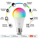 Tuya Rgb Bulb Smart Gu10 C37 A60 T37 E14 E27 B22 Light Dimmable Wifi Led Magic Lamp 85V-265V Work With Alexa Google Home
