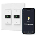 Tuya WiFi Smart Dimmer 3 Way Touch Switch US Standard Wall Light Switch Smart Life Voice APP Control for Google Alexa Home