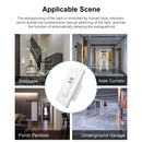 Tuya WiFi Smart PIR Motion Sensor US Standard 1/2 Gang Light Switch 15A AC100-125V Voice Control Works with Alexa Google Home