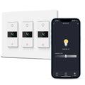 Tuya WiFi Smart Dimmer 3 Way Touch Switch US Standard Wall Light Switch Smart Life Voice APP Control for Google Alexa Home