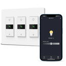 Tuya WiFi Smart Dimmer 3 Way Touch Switch US Standard Wall Light Switch Smart Life Voice APP Control for Google Alexa Home