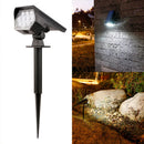 10 LEDs Solar Spotlight Outdoor, 180° Adjustable Waterproof & Anti - aging Ground/Wall Mount, for Garden Yard Landscape Lighting