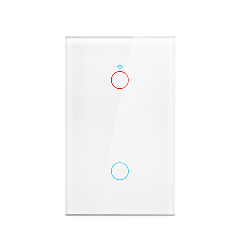 Tuya WiFi US Smart Light Switch Wall Touch Switch  Neutral wire/No Neutral wire Required 120 Type Work with Alexa, Google Home