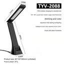 LED Desk Lamp with Wireless Charger USB Powered Dimmable Table Lamp with Clock Alarm Desk Lamps for Home Office Bedroom Bedside