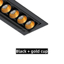 Mini Smart Tuya spotlight LED adjustable ceiling light COB ceiling light embedded line light living room interior lighting bulb