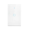 Tuya WiFi US Smart Light Switch Wall Touch Switch  Neutral wire/No Neutral wire Required 120 Type Work with Alexa, Google Home