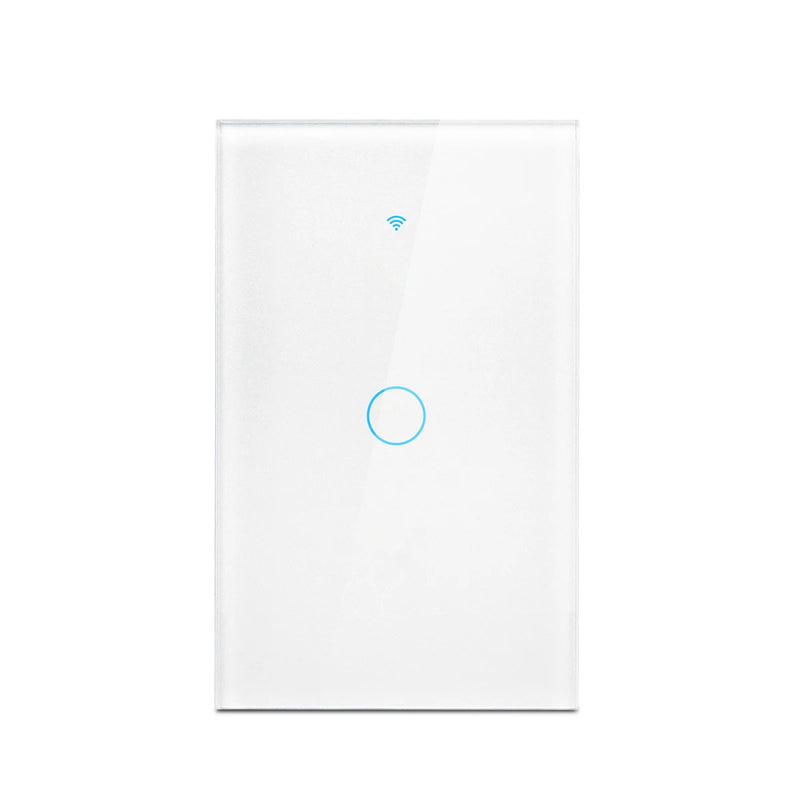 Tuya WiFi US Smart Light Switch Wall Touch Switch  Neutral wire/No Neutral wire Required 120 Type Work with Alexa, Google Home