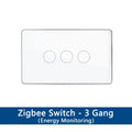 Yagusmart Zigbee Smart Switch Built-in Zigbee Wireless Gateway Touch Wall Light Switch 4x2 Work with Tuya APP Alexa Google Home