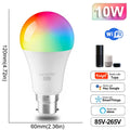 Tuya Rgb Bulb Smart Gu10 C37 A60 T37 E14 E27 B22 Light Dimmable Wifi Led Magic Lamp 85V-265V Work With Alexa Google Home