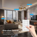 Zemismart 4 Gang Zigbee Wireless Smart Scene Switch With One Click On Off Push Button Switch Work with Tuya APP