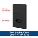 Zemismart Zigbee Brazilian Socket 10A/20A Plug with Light Switch Work with Tuya smart Life Homekit APP via M1/M6 Hub