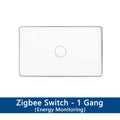 Yagusmart Zigbee Smart Switch Built-in Zigbee Wireless Gateway Touch Wall Light Switch 4x2 Work with Tuya APP Alexa Google Home