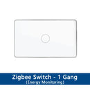Yagusmart Zigbee Smart Switch Built-in Zigbee Wireless Gateway Touch Wall Light Switch 4x2 Work with Tuya APP Alexa Google Home