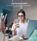 Tuya WiFi US Smart Light Switch Wall Touch Switch  Neutral wire/No Neutral wire Required 120 Type Work with Alexa, Google Home