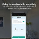 Tuya WiFi Smart PIR Motion Sensor US Standard 1/2 Gang Light Switch 15A AC100-125V Voice Control Works with Alexa Google Home