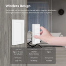 Zemismart 4 Gang Zigbee Wireless Smart Scene Switch With One Click On Off Push Button Switch Work with Tuya APP
